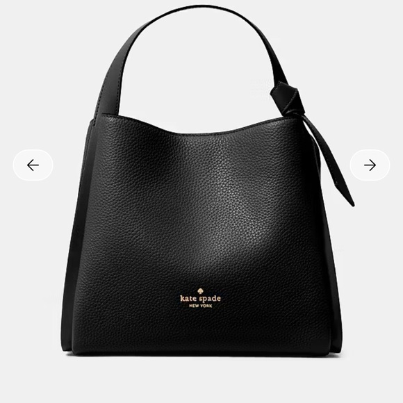 Kate Spade Black Leather Shoulder Bag - Picture 2 of 4